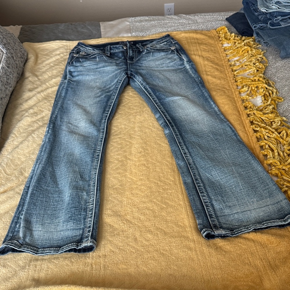 Miss Me Light Blue Flare Jeans